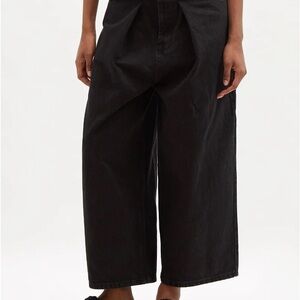 Raey Extra Fold Organic-Cotton Wide-Leg Jeans